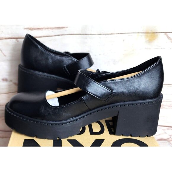 Madden NYC Mary Jane Lug Black Size 8.5 Stylish, Breathable & Eco-Friendly Shoes - Picture 5 of 16